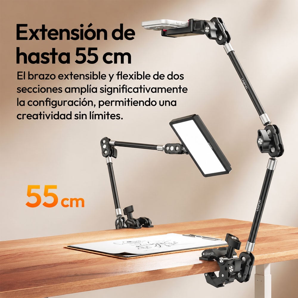 KIT DE SUPERABRAZADERA CON BRAZO ARTICULADO ULANZI EA03 SKUC083 - 4