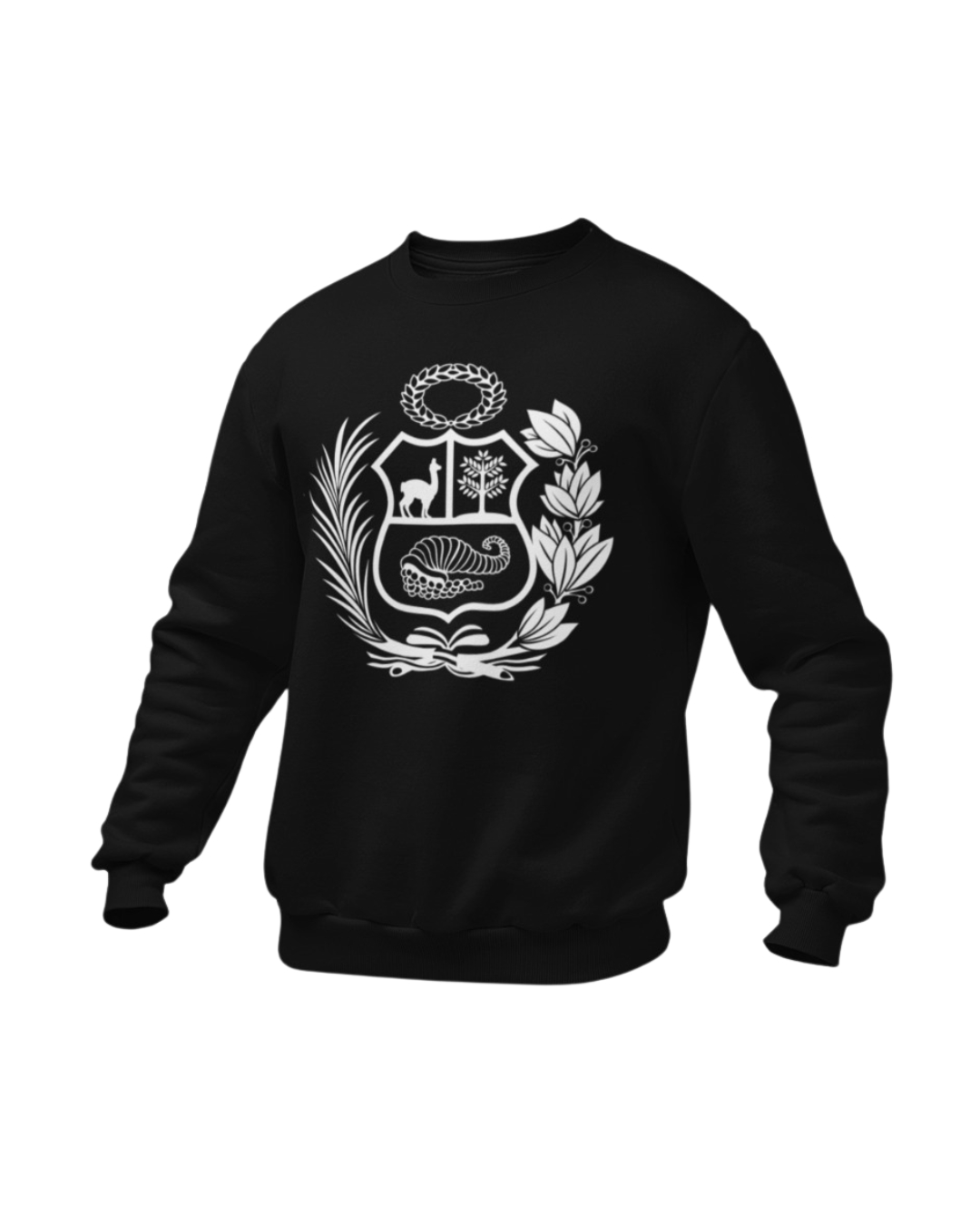 POLERA HOMBRE ESCUDO PERÚ NEGRO - 1