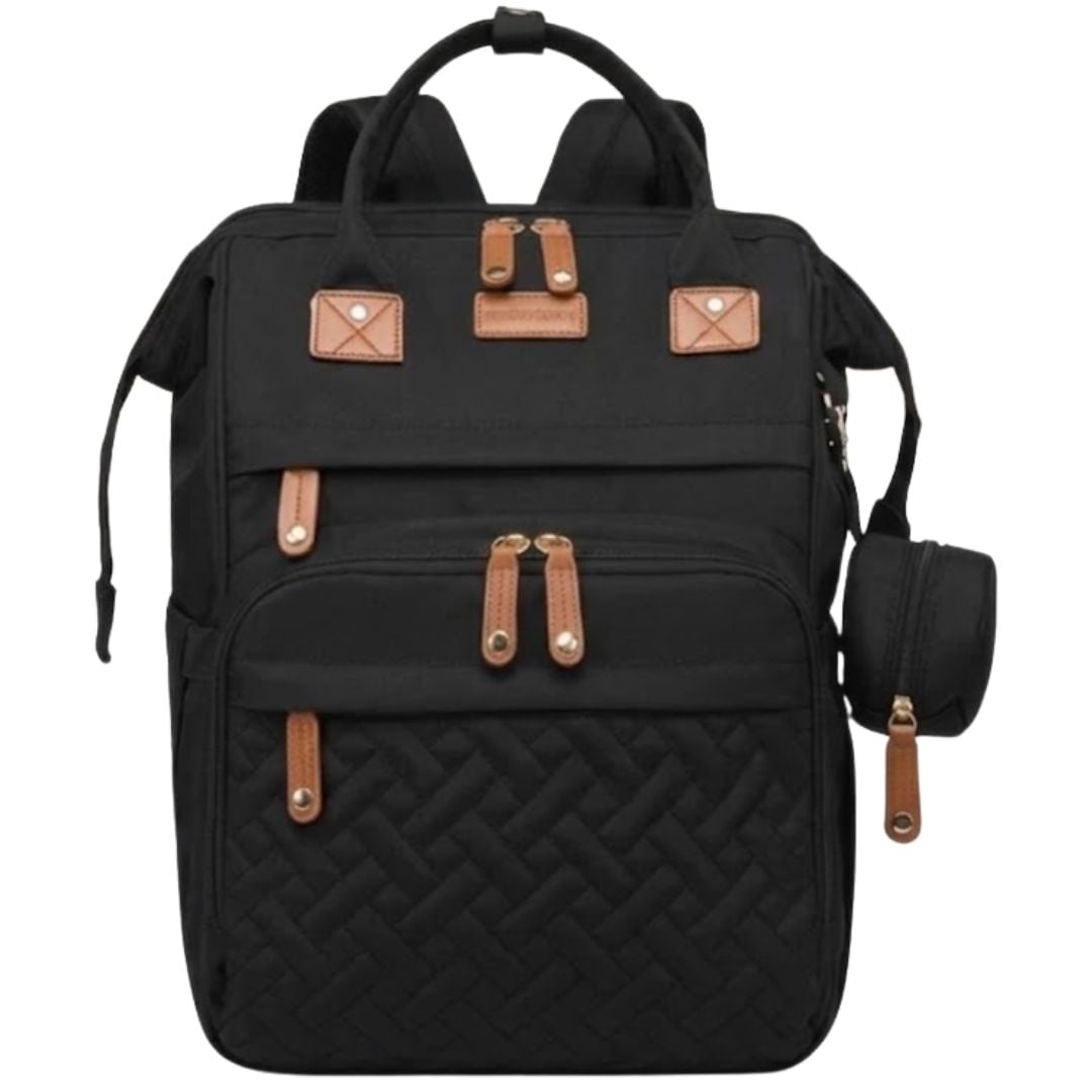 BOLSO PAÑALERO «THE BACK PACK» NEGRO - 1