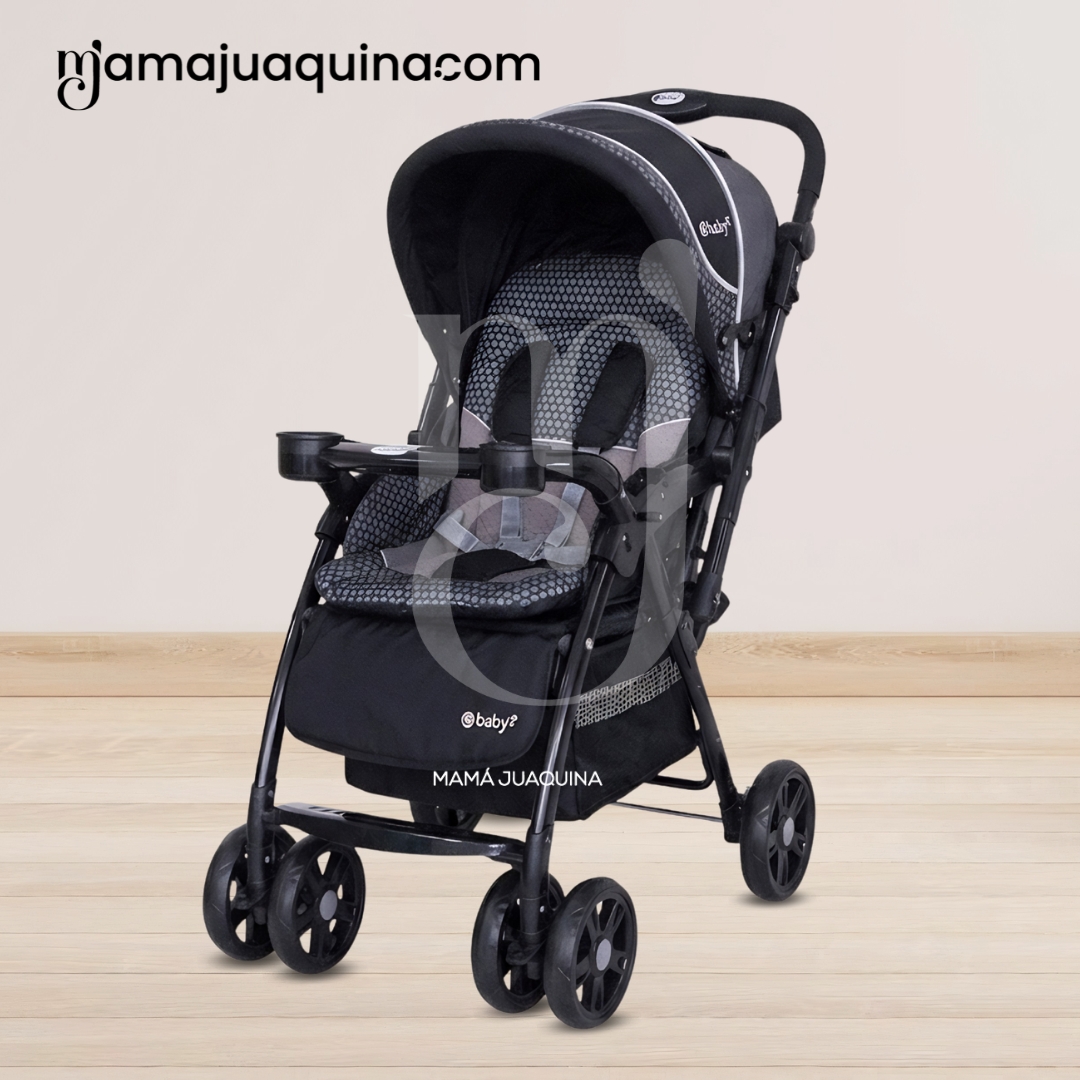 COCHE CUNA TRAVEL SYSTEM EBABY «BRAVIAR NEW» NEGRO - 3