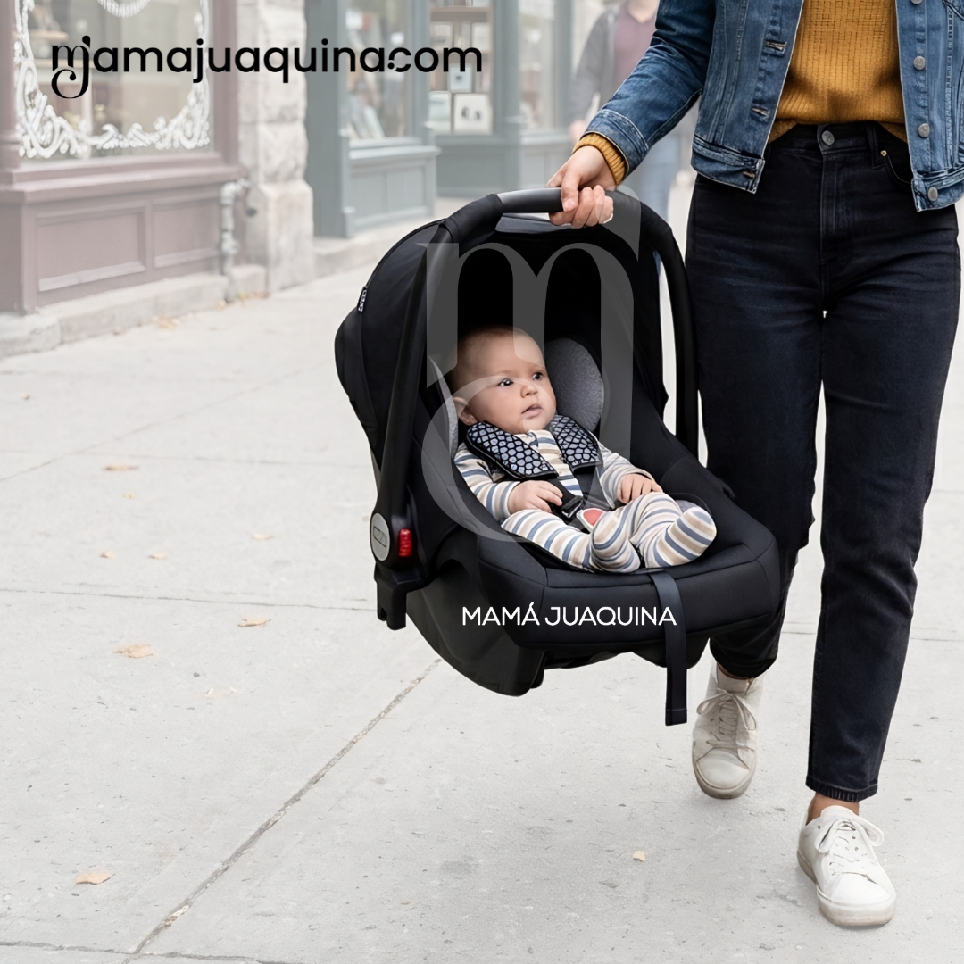 COCHE CUNA TRAVEL SYSTEM EBABY «BRAVIAR NEW» NEGRO - 5