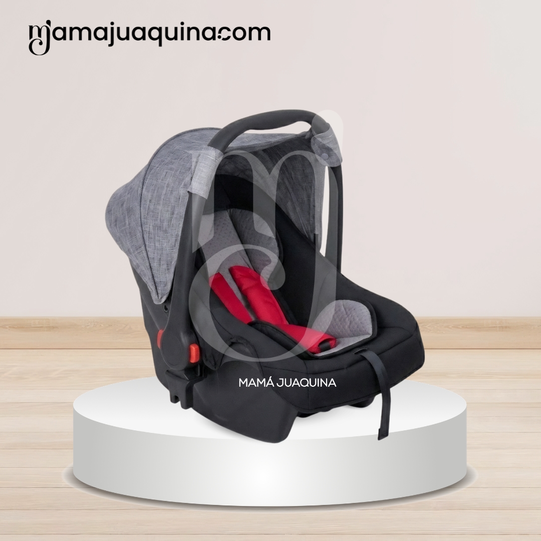 COCHE CUNA EBABY BRAVIAR NEW TRAVEL SYSTEM ROJO - 6