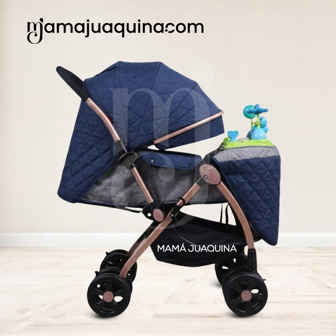 COCHE CUNA CONFORT KIDS SUMMER DREAM MUSICAL LUJO EDICIÓN LIMITADA AZUL - 6
