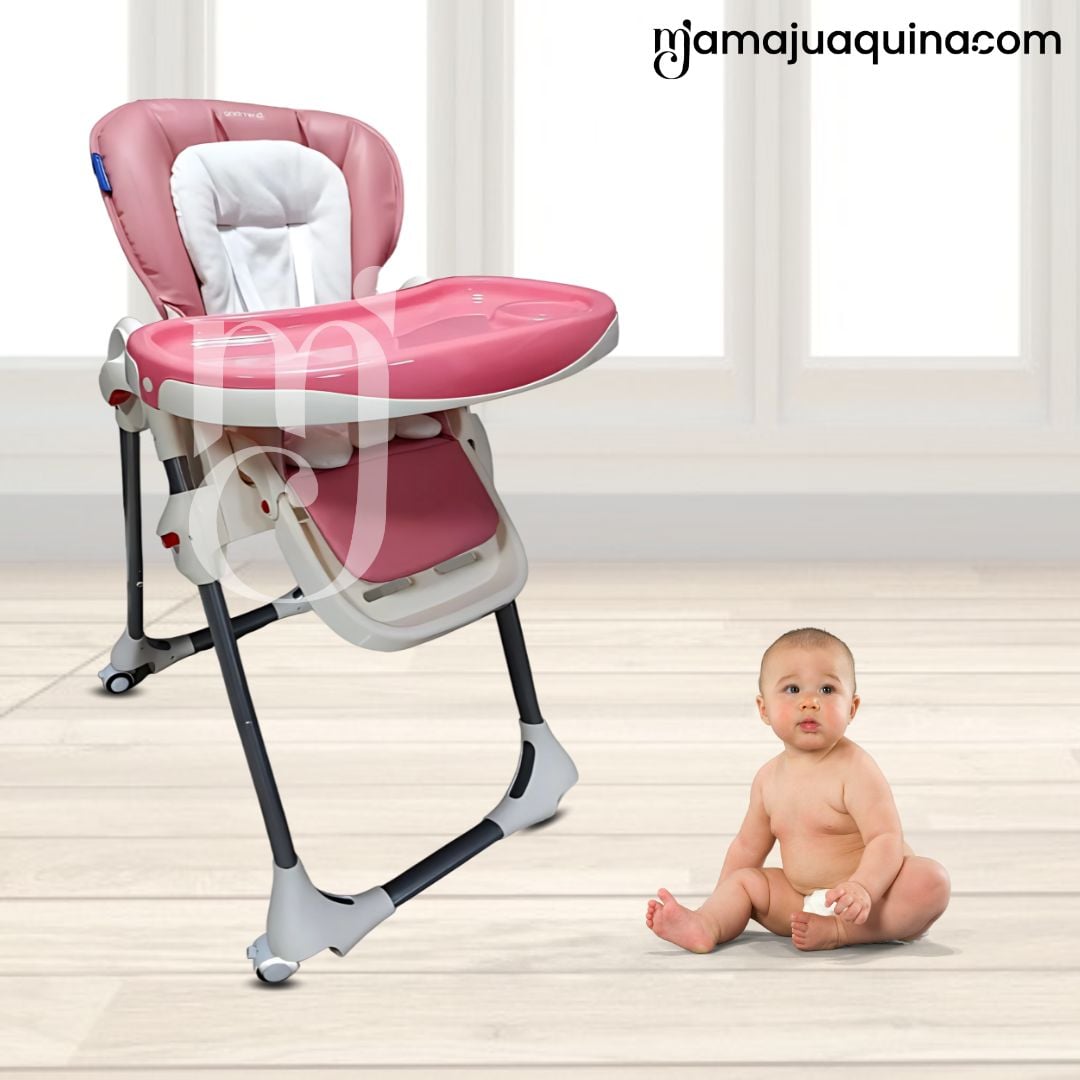 SILLA COMER BABY LUNCH BUDDY ROSADO BEBÉ GRADUABLE - 5