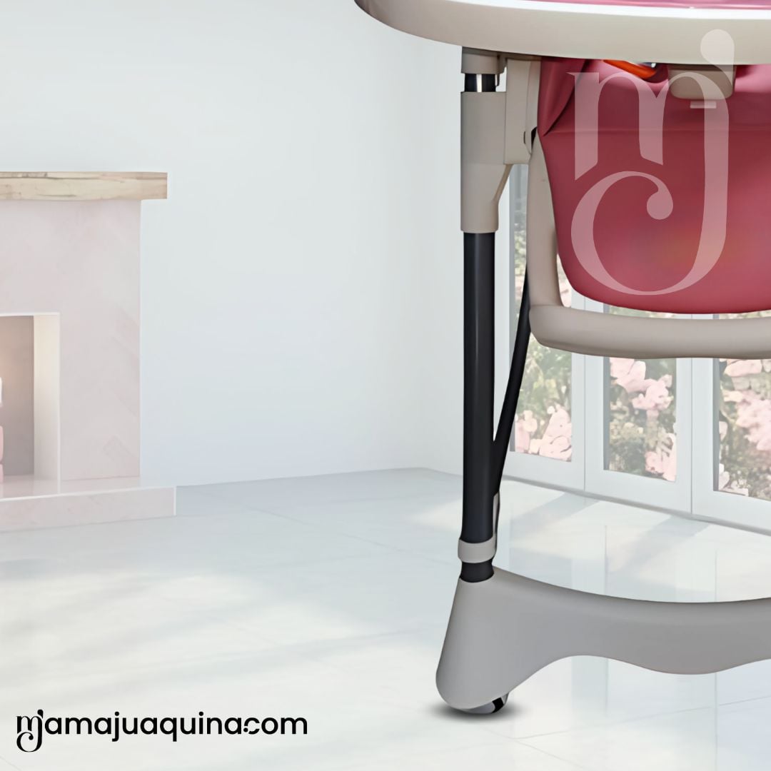 SILLA COMER BABY TUMMY TRONE ROSADO BEBÉ GRADUABLE - 5