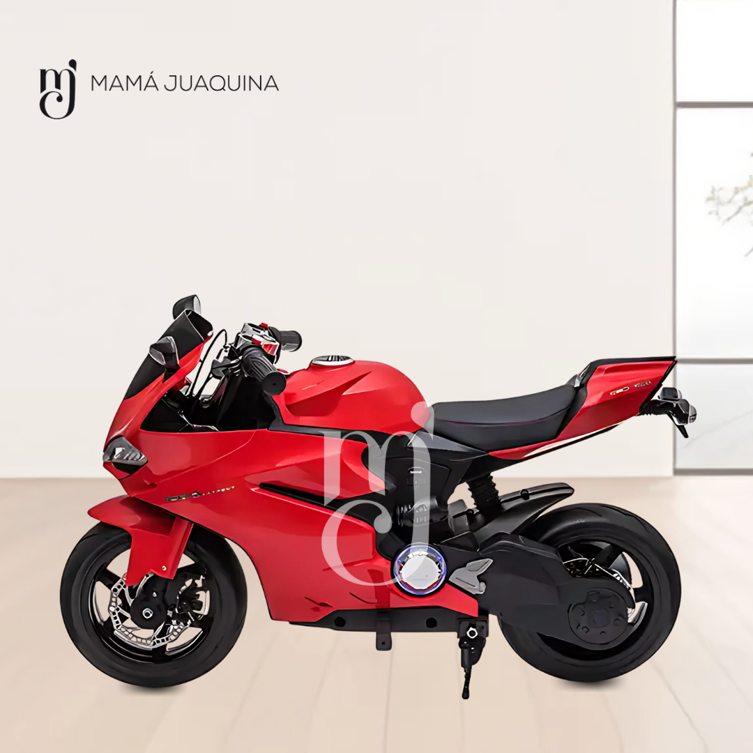 MOTO A BATERÍA PARA NIÑOS «DUCATI DIAVE» LICENCED ROJO - 3