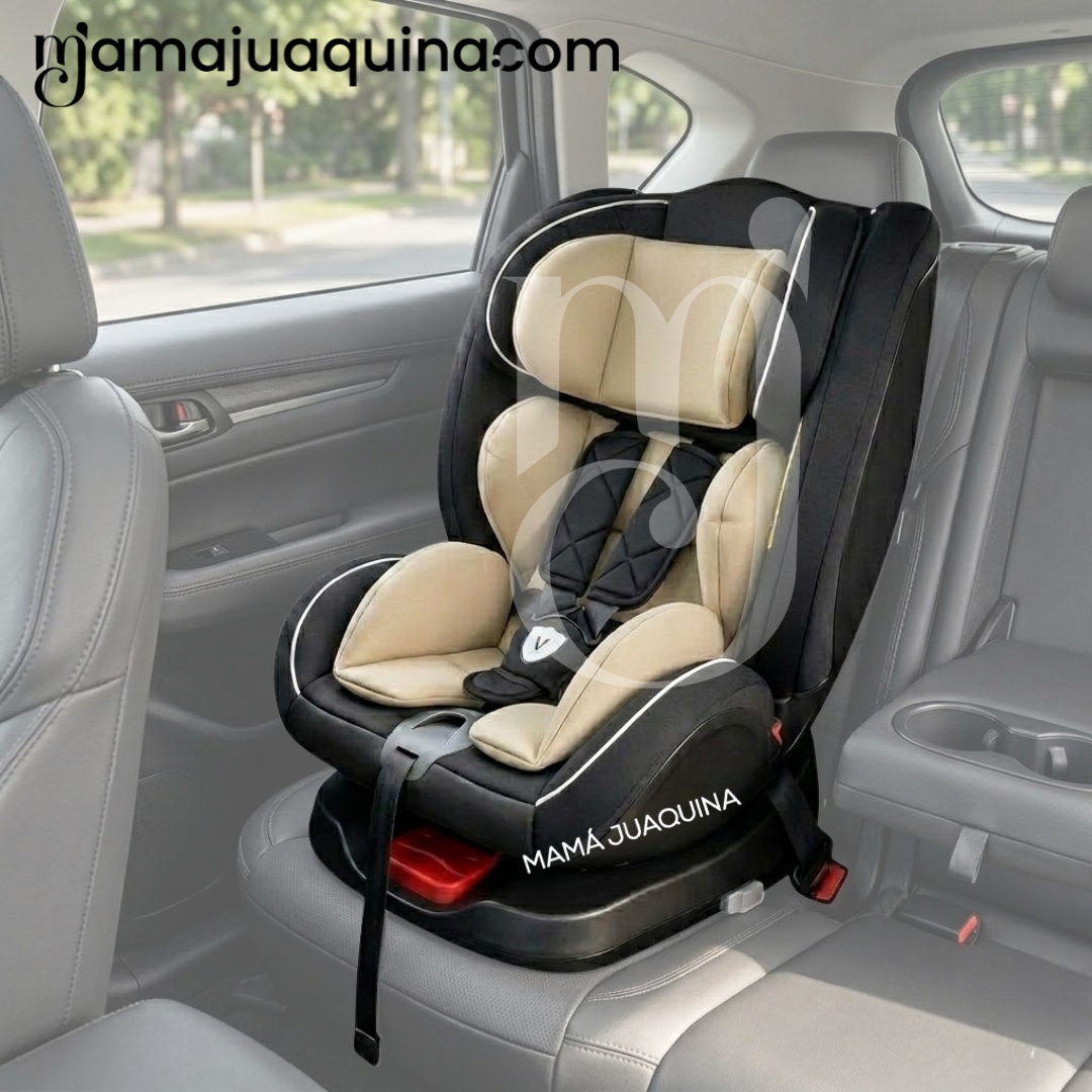 SILLA AUTO BABY KITS BARLETA BEIGE RECIÉN NACIDO - 4