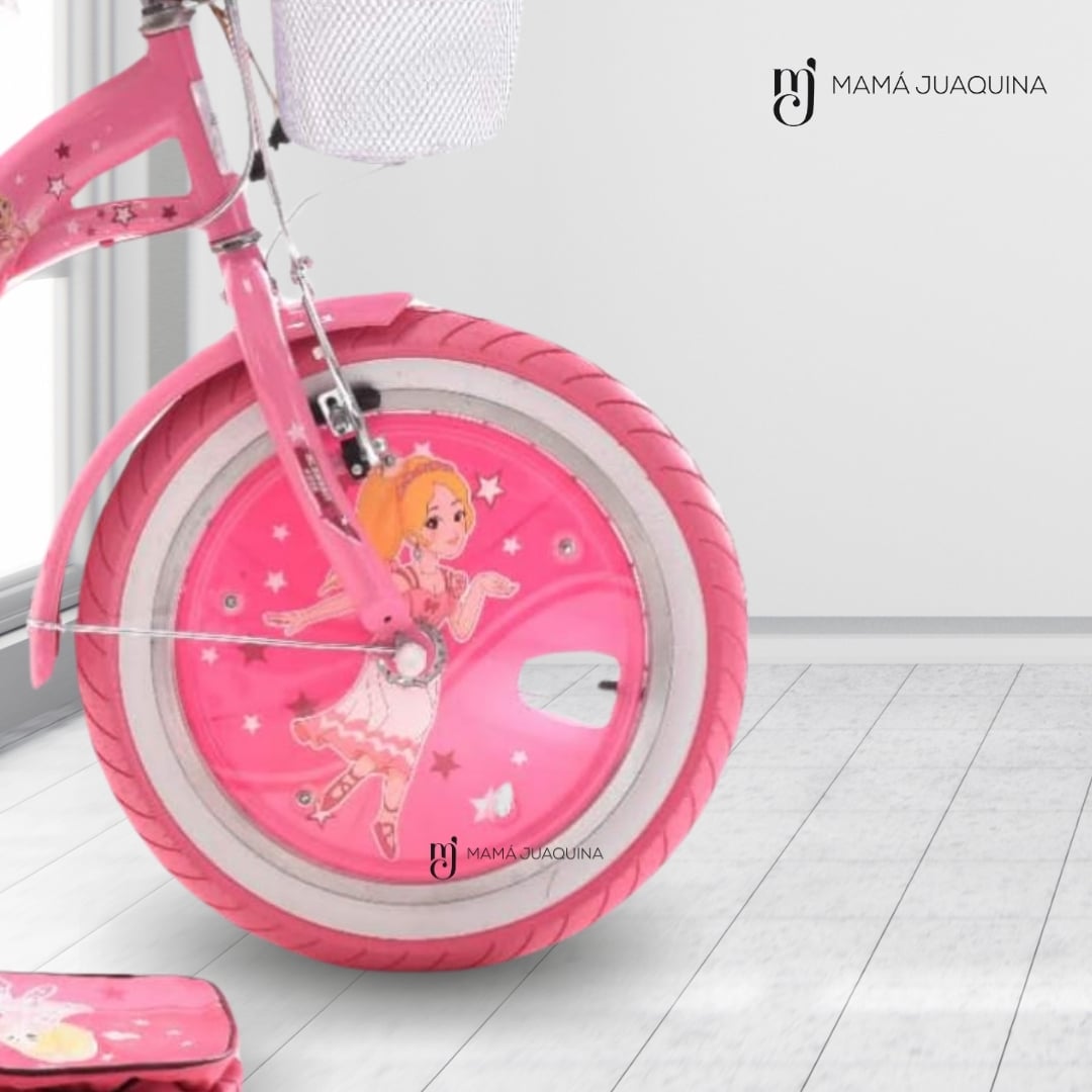 BICICLETA PARA NIÑA ARO 16 KINGDOM PRINCESS ROYAL II ROSADO - 5