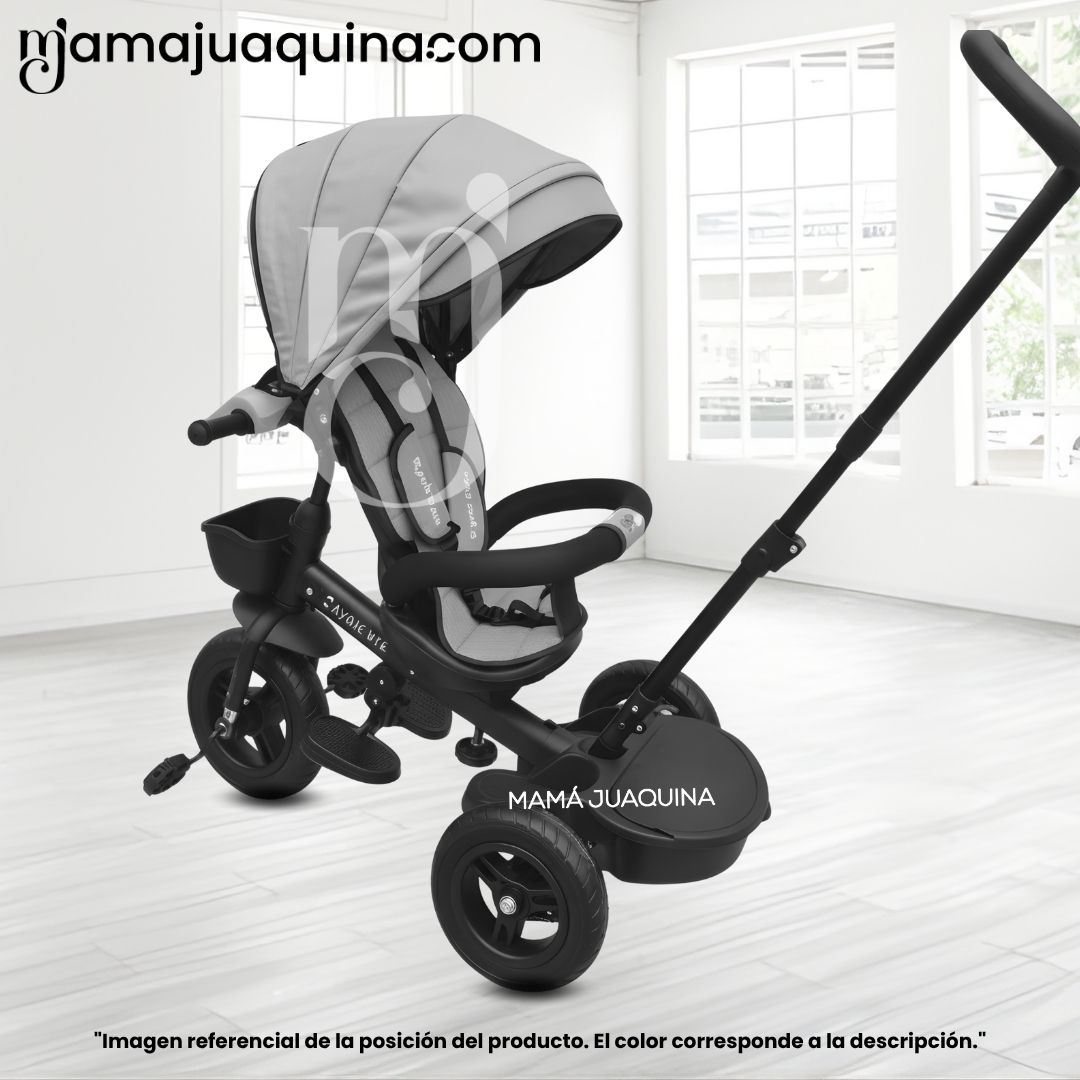 TRICICLO KIDS CUTE AVENTURE ROSADO GUIADOR - 5
