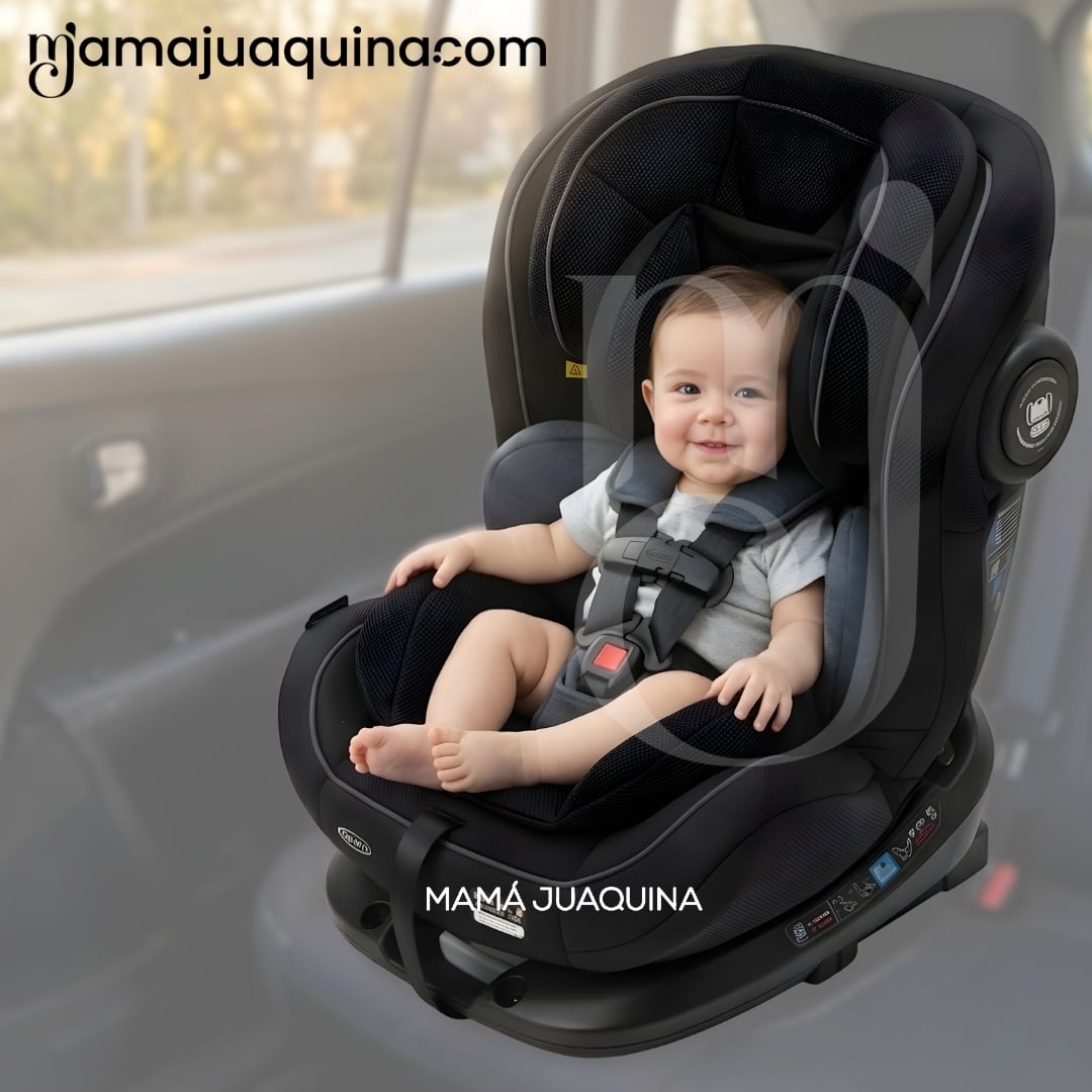 SILLA DE AUTO 360° «DONAN» GRIS OSCURO - 5