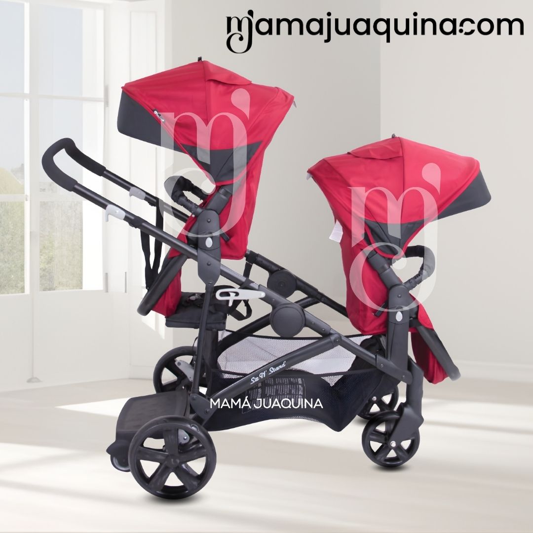 COCHE MELLICERO EBABY BEAUMONT ROJO DEPORTIVO EDICIÓN LIMITADA - 5