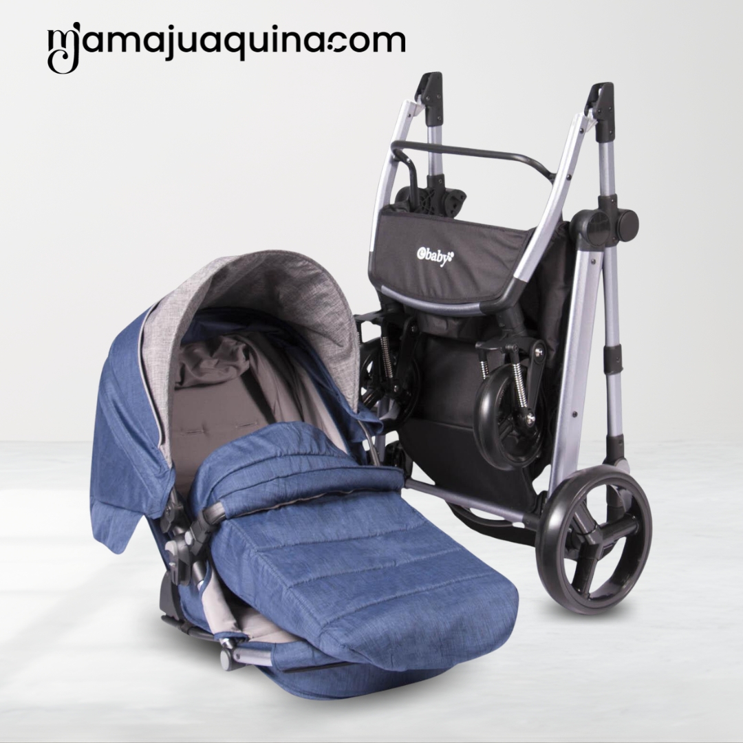 COCHE PASEO EBABY NORTH AZUL EDICIÓN LIMITADA - 5