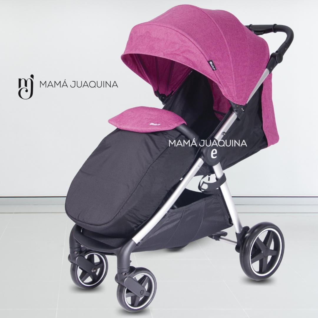 COCHE PASEO EBABY GEMA ROSADO EDICIÓN LIMITADA - 4