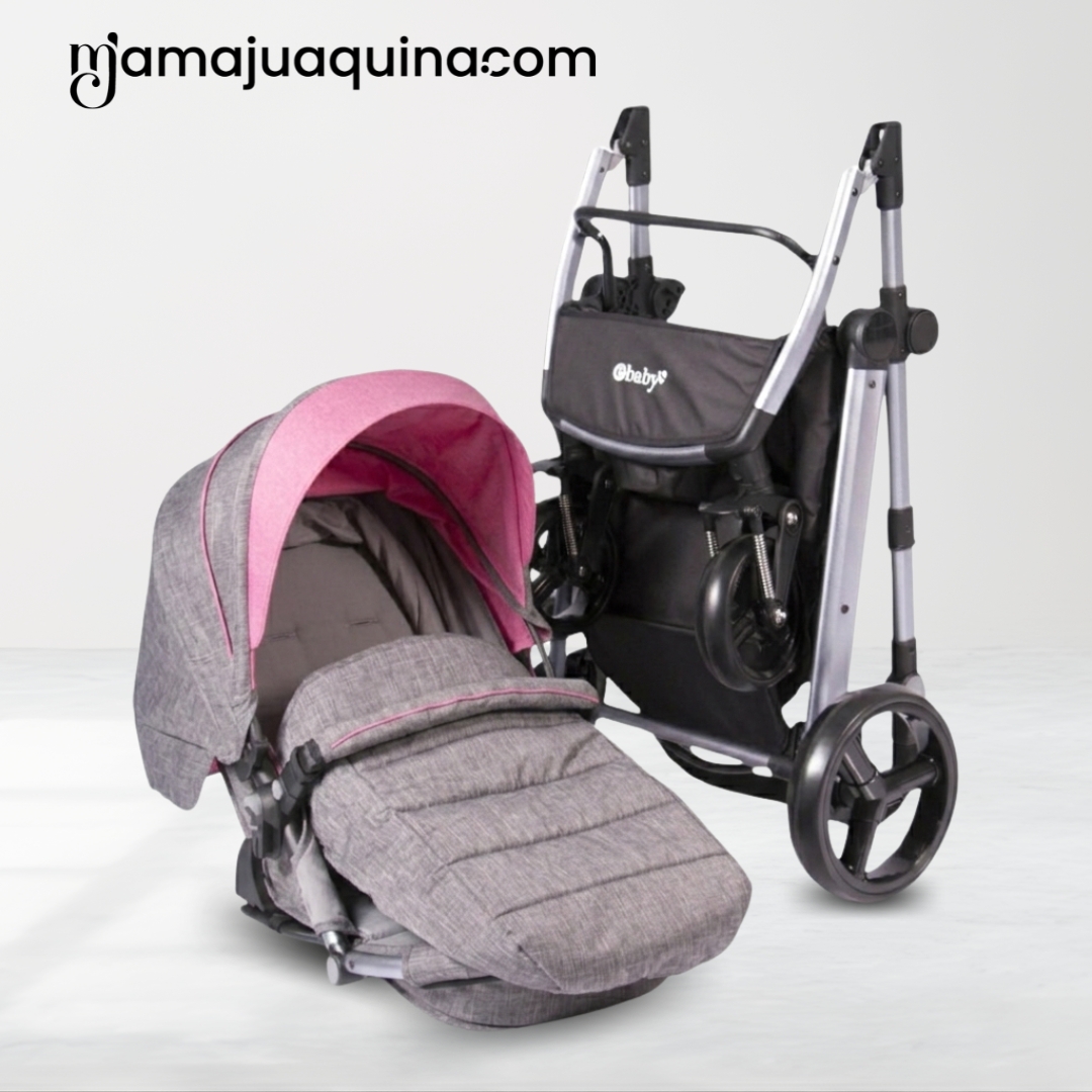 COCHE PASEO EBABY NORTH ROSADO EDICIÓN LIMITADA - 4