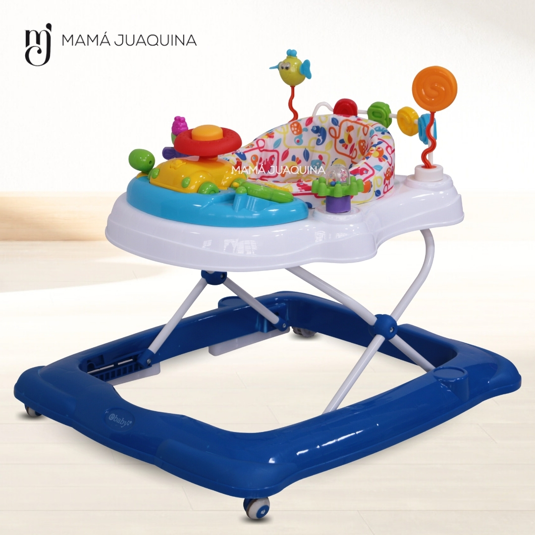 ANDADOR EBABY VIZANI CON BANDEJA INTERACTIVA AZUL - 4
