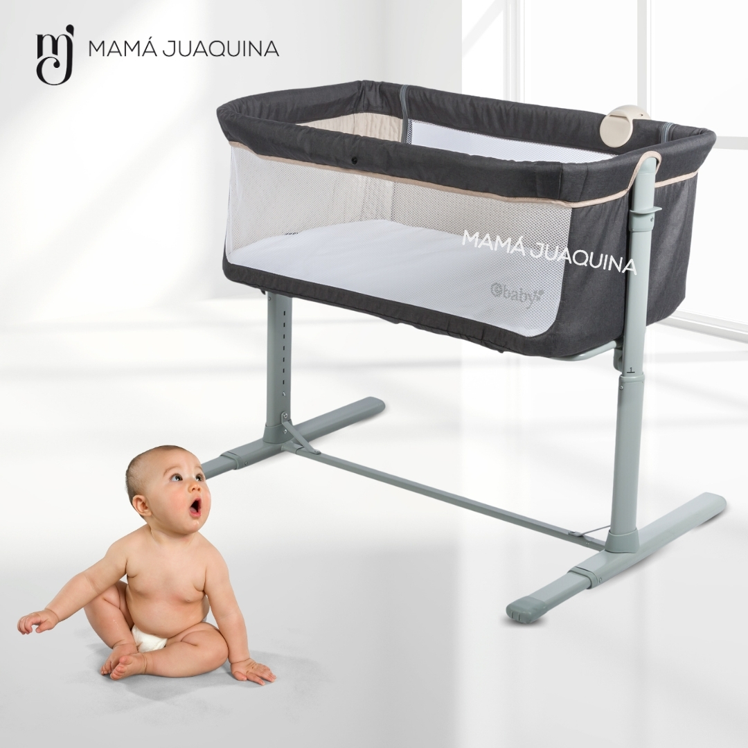 CUNA EBABY MOZZI ALUMINIO BEIGE MUSICAL LUJO EDICIÓN LIMITADA - 4
