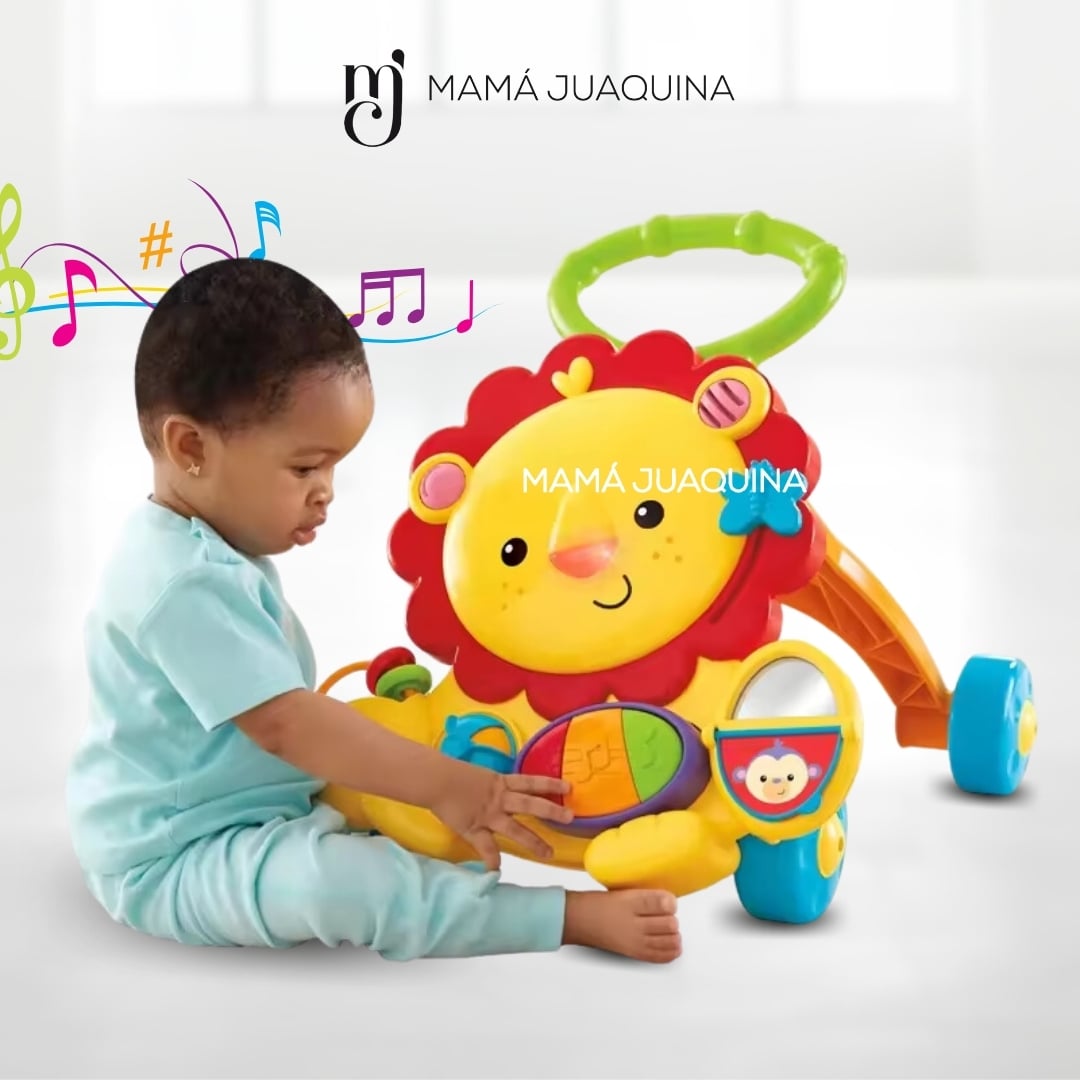 CAMINADOR BABY SWEET WALK MUSICAL LION NARANJA - 4
