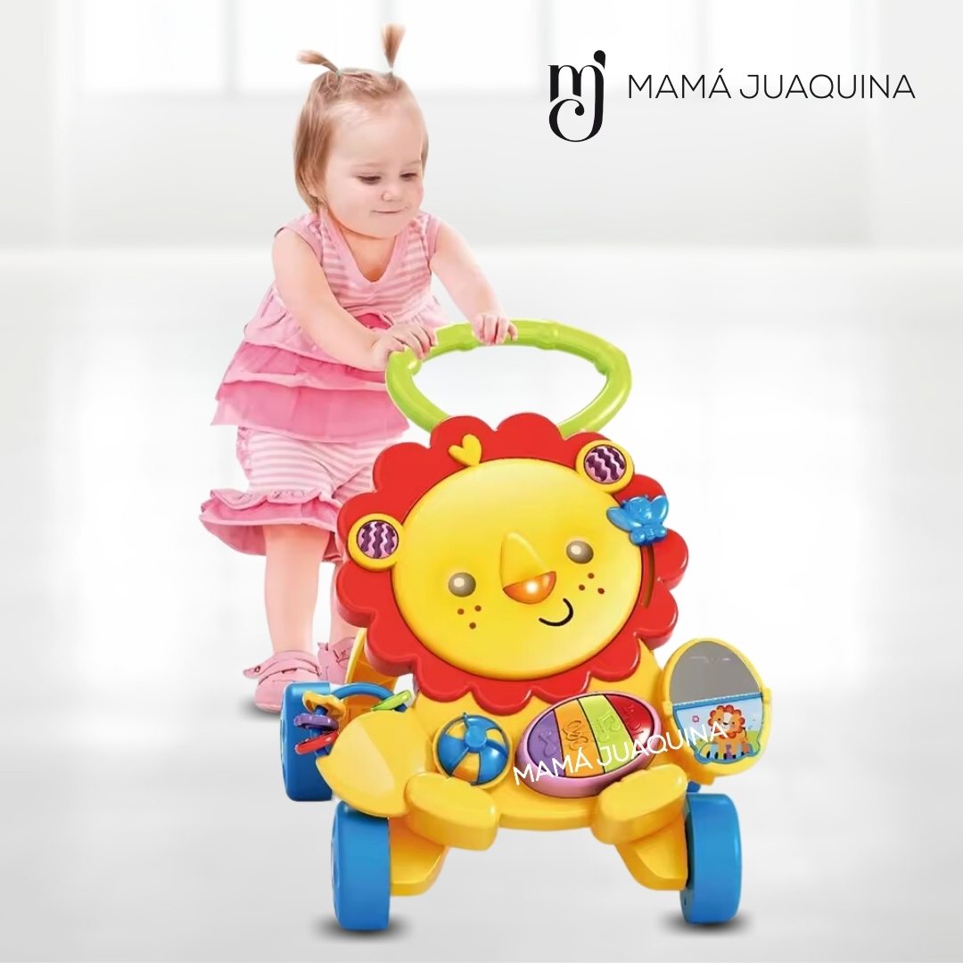 CAMINADOR BABY SWEET WALK MUSICAL LION AMARILLO - 4