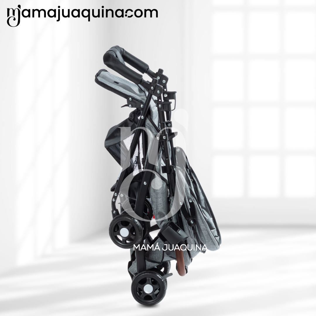 COCHE CUNA DE LUJO «MADDOX» EDICICÓN LIMITADA GRIS - 6