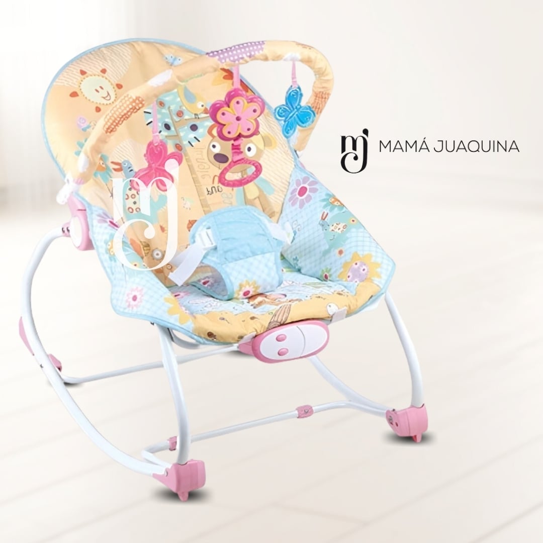 SILLA MECEDORA BABY HERSHA MUSICAL EDICIÓN LIMITADA CELESTE - 5