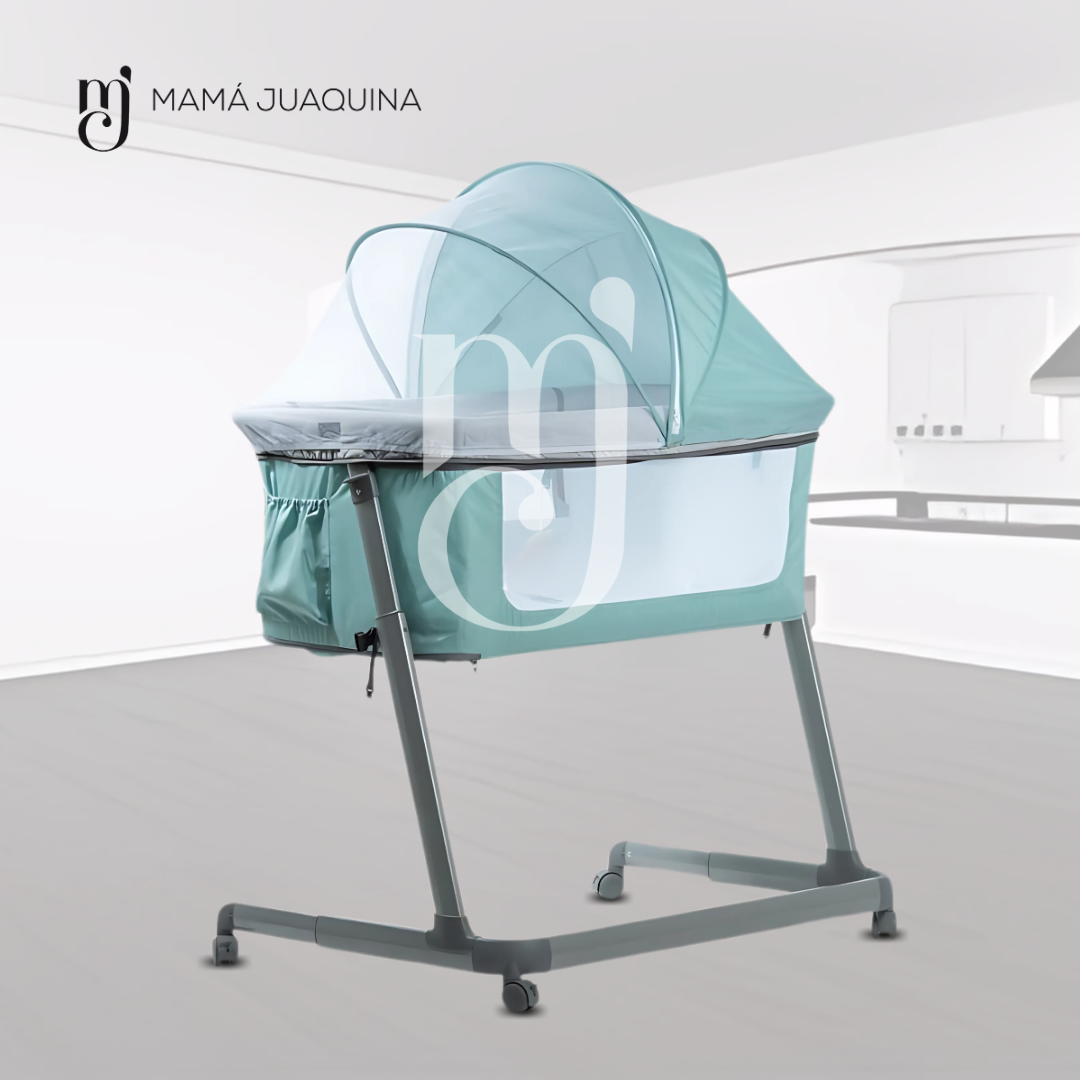 CUNA COLECHO BABY ZEPPELIN CELESTE LUJO EDICIÓN LIMITADA - 6