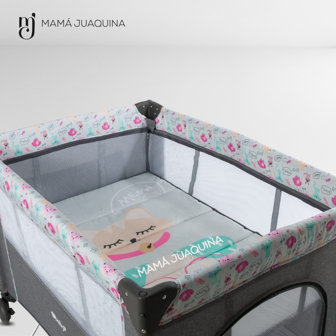 CUNA EBABY MAYER ROSADO BEBÉ LUJO EDICIÓN LIMITADA - 4