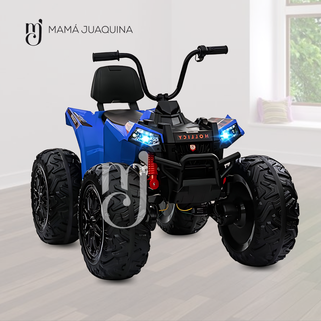 CUATRIMOTO MONTAÑERA A BATERÍA PARA NIÑOS «BLADER» AZUL - 5
