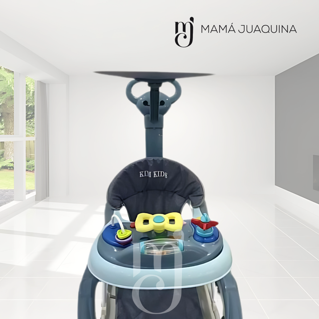 ANDADOR MUSICAL BABY CARAMELLE DIDÁCTICO AZUL - 5