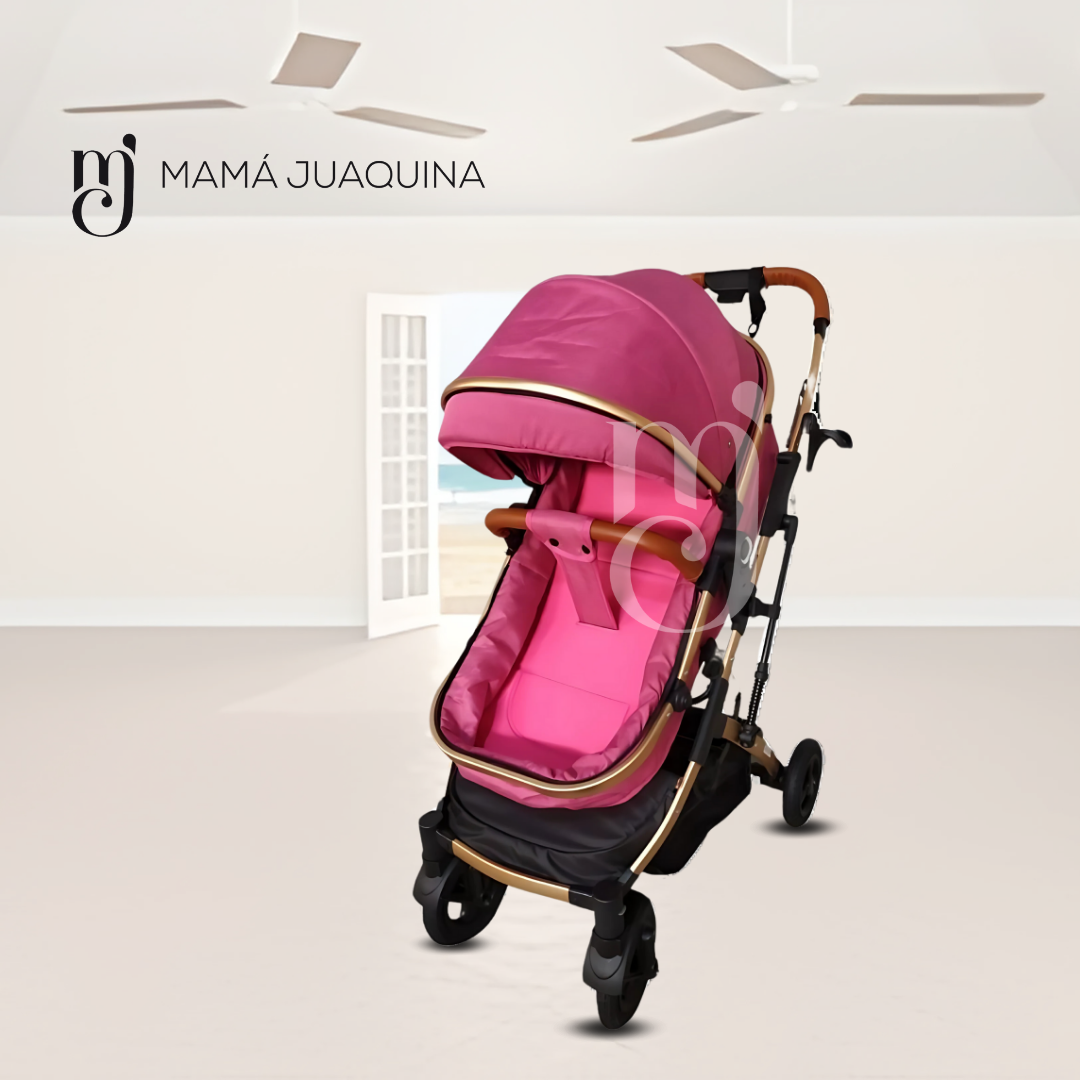 COCHE CUNA BABY ROSADO MOISÉS LUJO CALIFORNIA EDICIÓN LIMITADA - 5