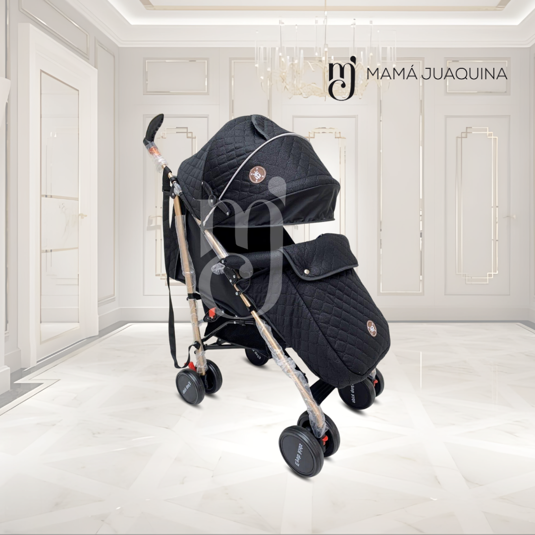 COCHE BASTÓN KIDS ISABEL PRO NEGRO EYOB EXCLUSIVO - 5
