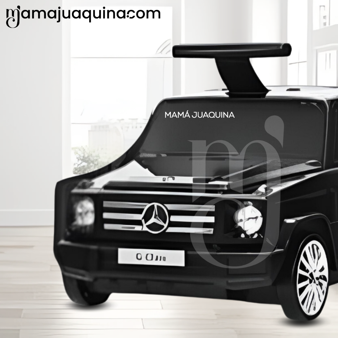 CORREPASILLO MERCEDES BENZ BUGGIE BAG NEGRO ARRASTE TIPO MALETA LICENCIADO - 2