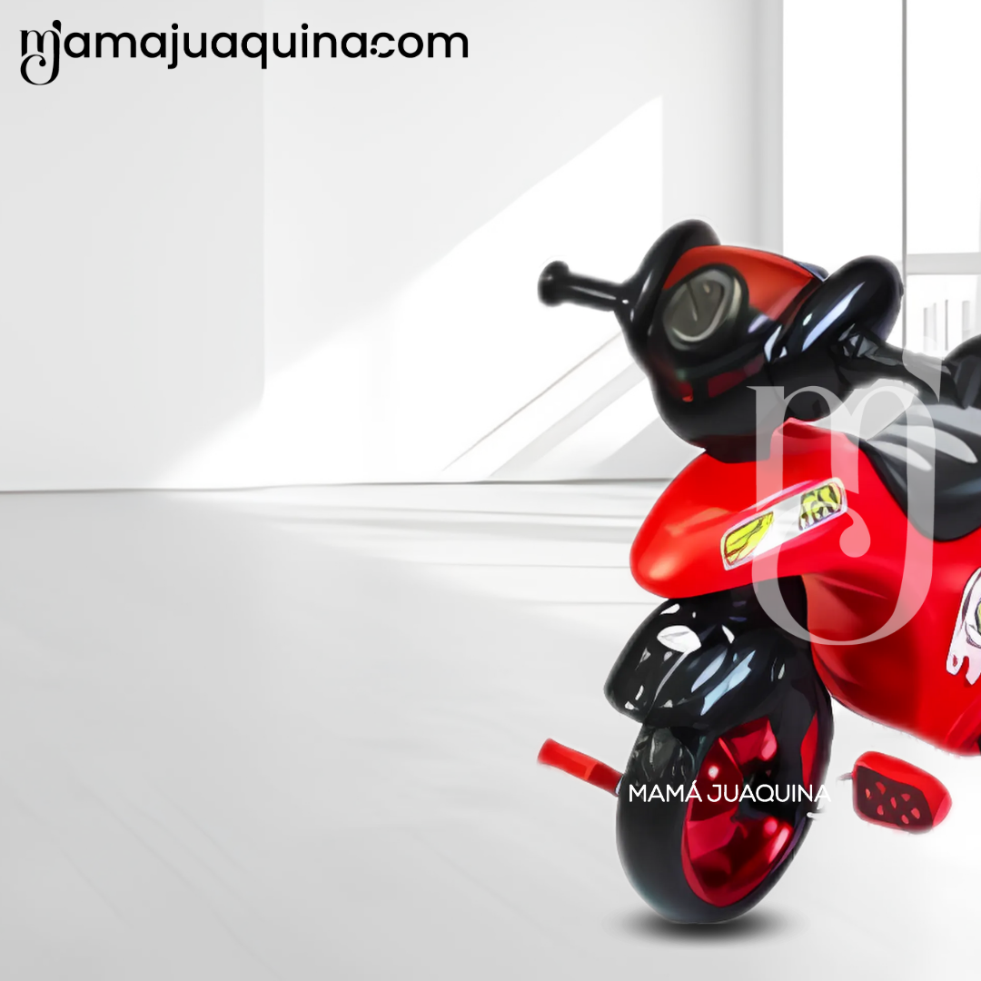 TRICICLO BEAUTIFUL SPEEDY TRI ROJO GUIADOR CON BLUETOOTH - 4