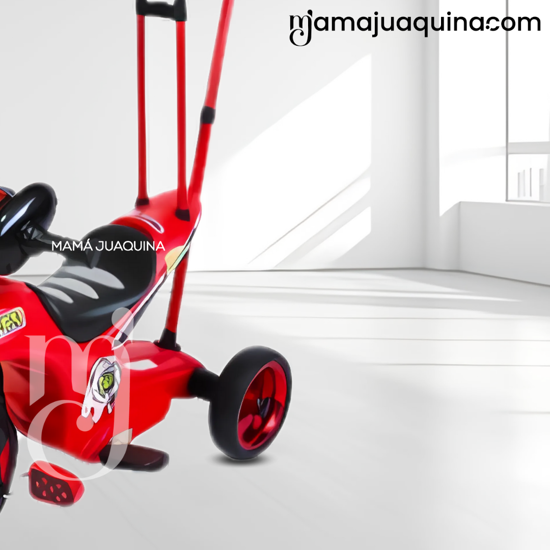 TRICICLO BEAUTIFUL SPEEDY TRI ROJO GUIADOR CON BLUETOOTH - 5