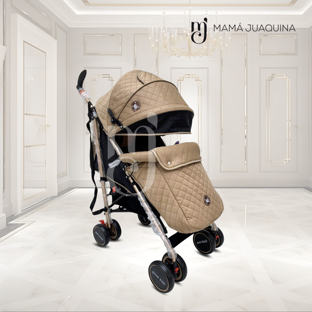 COCHE BASTÓN KIDS ISABEL PRO BEIGE EYOB EXCLUSIVO - 5