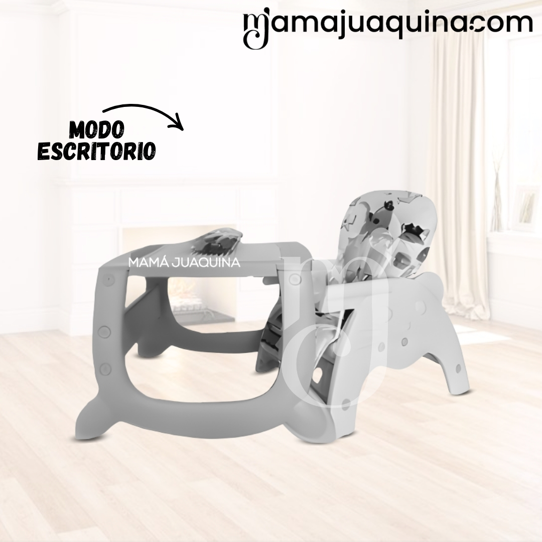 SILLA COMER BABY CHAIRMAN ROSADO 3 EN 1 - 5