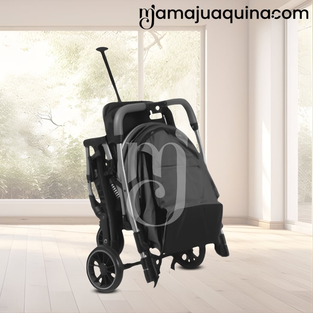 COCHE TRAVEL SYSTEM BABY EVO NEGRO MALETA LUJO - 3
