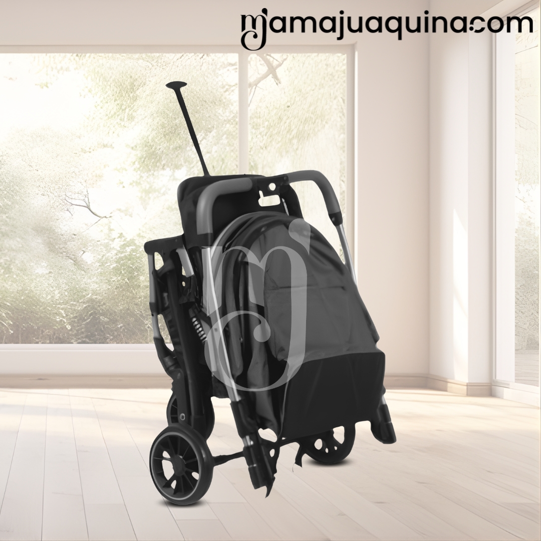 COCHE TRAVEL SYSTEM BABY EVO ROSADO MALETA LUJO - 3