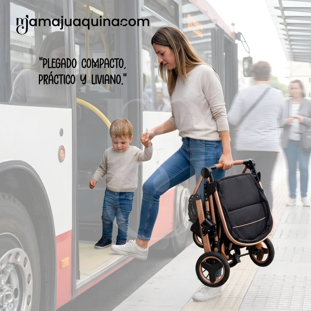 COCHE CUNA EBABY SAGIRA NEGRO EDICIÓN LIMITADA - 8