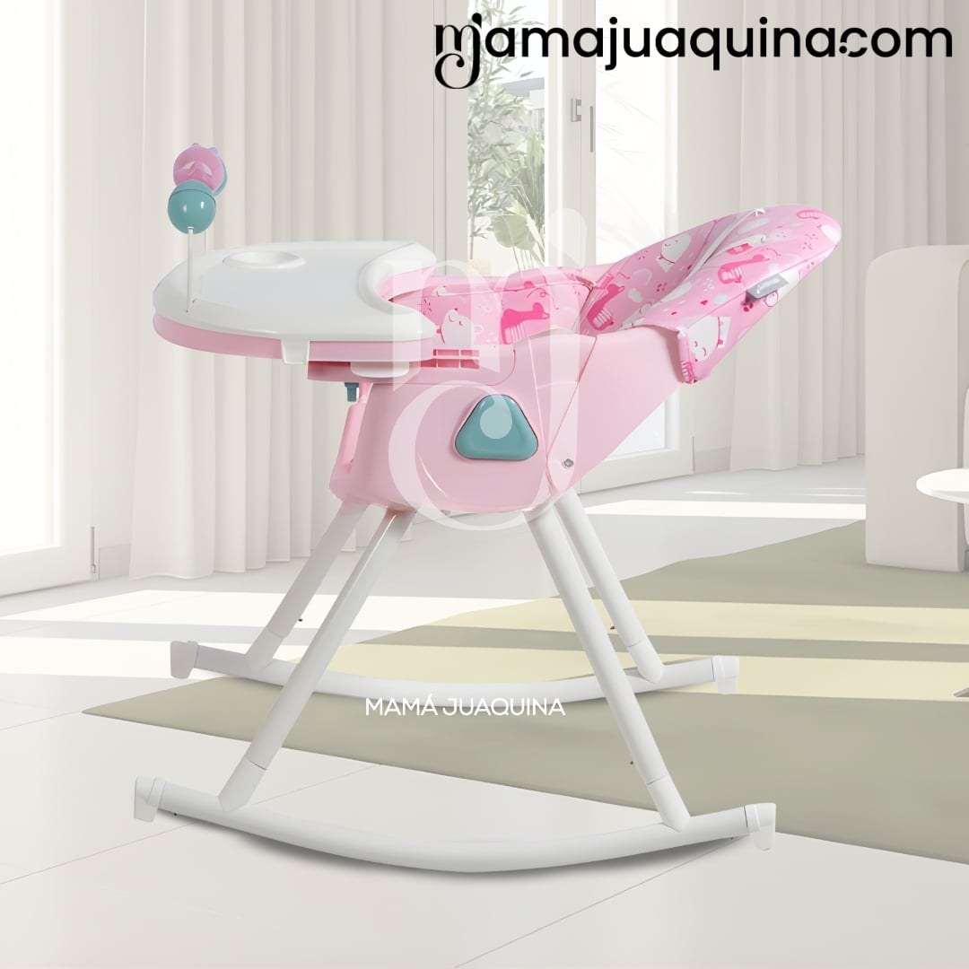 SILLA COMER EBABY ROSADO MECEDORA DALI - 5