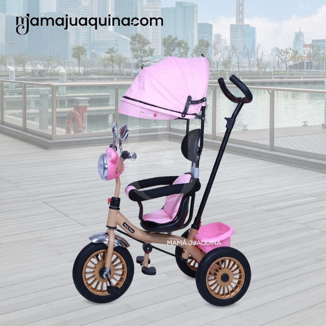 TRICICLO GUIADOR «TRI CHOPPER» ROSA - 6