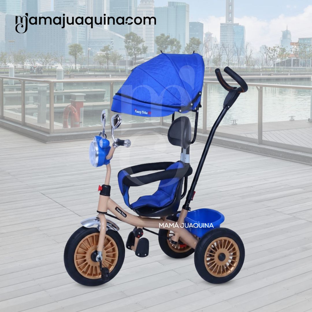TRICICLO GUIADOR «TRI CHOPPER» AZUL - 6