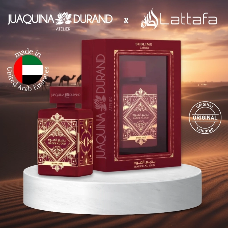 PERFUME ÁRABE LATTAFA BADEE AL OUD SUBLIME 100ML ORIGINAL - 1