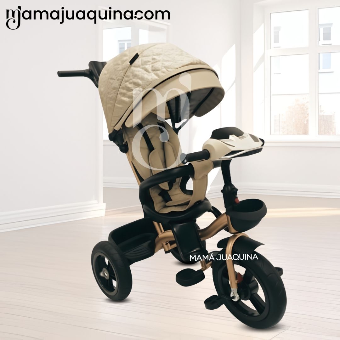 TRICICLO GUIADOR GIRATORIO «MAXUS» EDICIÓN LIMITADA BEIGE - 5
