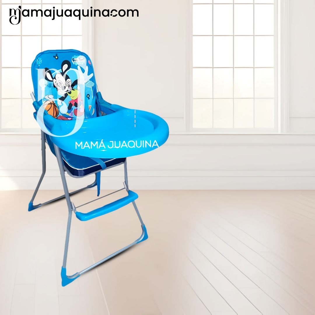 SILLA DE COMER GRADUABLE «MICKEY II» AZUL - 5