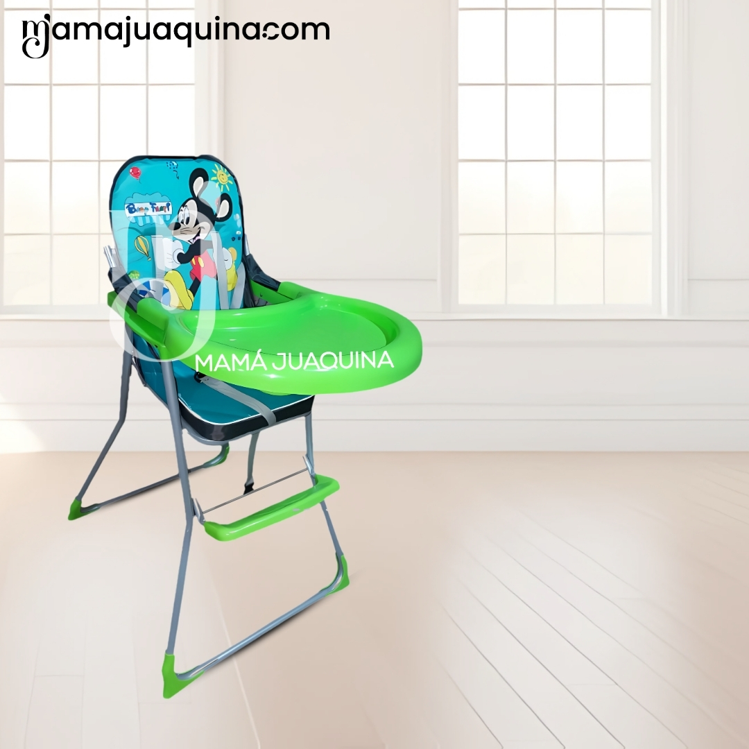 SILLA DE COMER GRADUABLE «MICKEY II» VERDE - 5