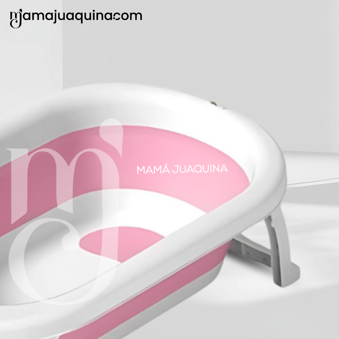 BAÑERA PLEGABLE PARA BEBÉS «WALY MAUI» PINK - 4