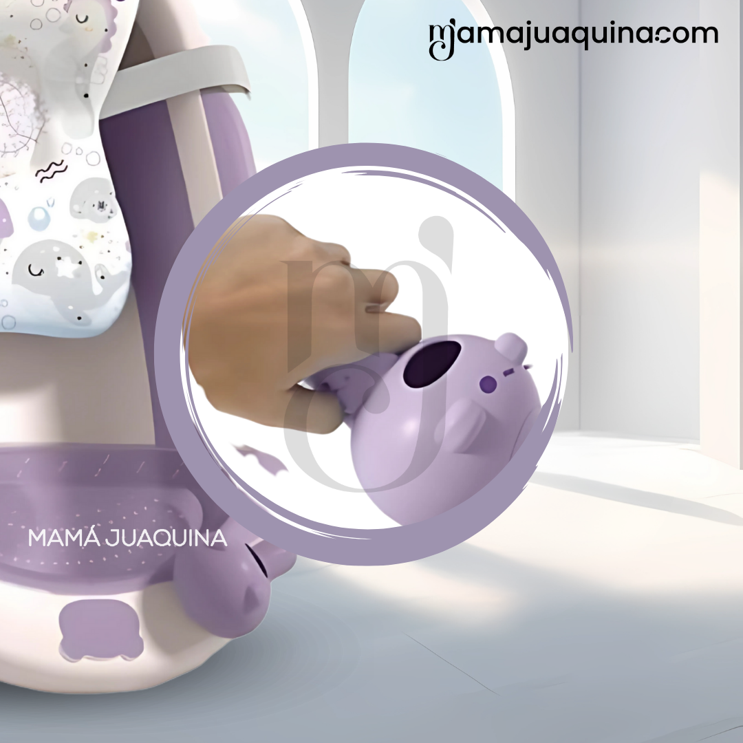 BAÑERA PLEGABLE CON REGADERA «AQUABU» PURPLE - 5