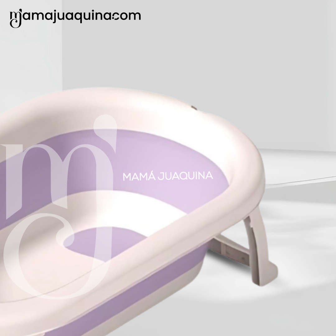 BAÑERA PLEGABLE PARA BEBÉS «WALY MAUI» PURPLE - 4