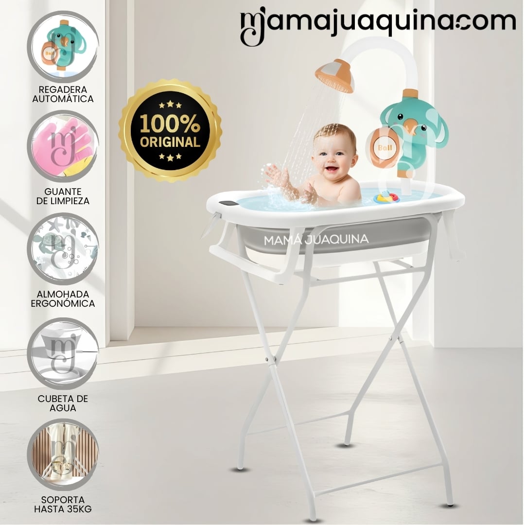 BAÑERA PLEGABLE CON RACK MULTIUSO «SPLASH PRO» GRAY - 1