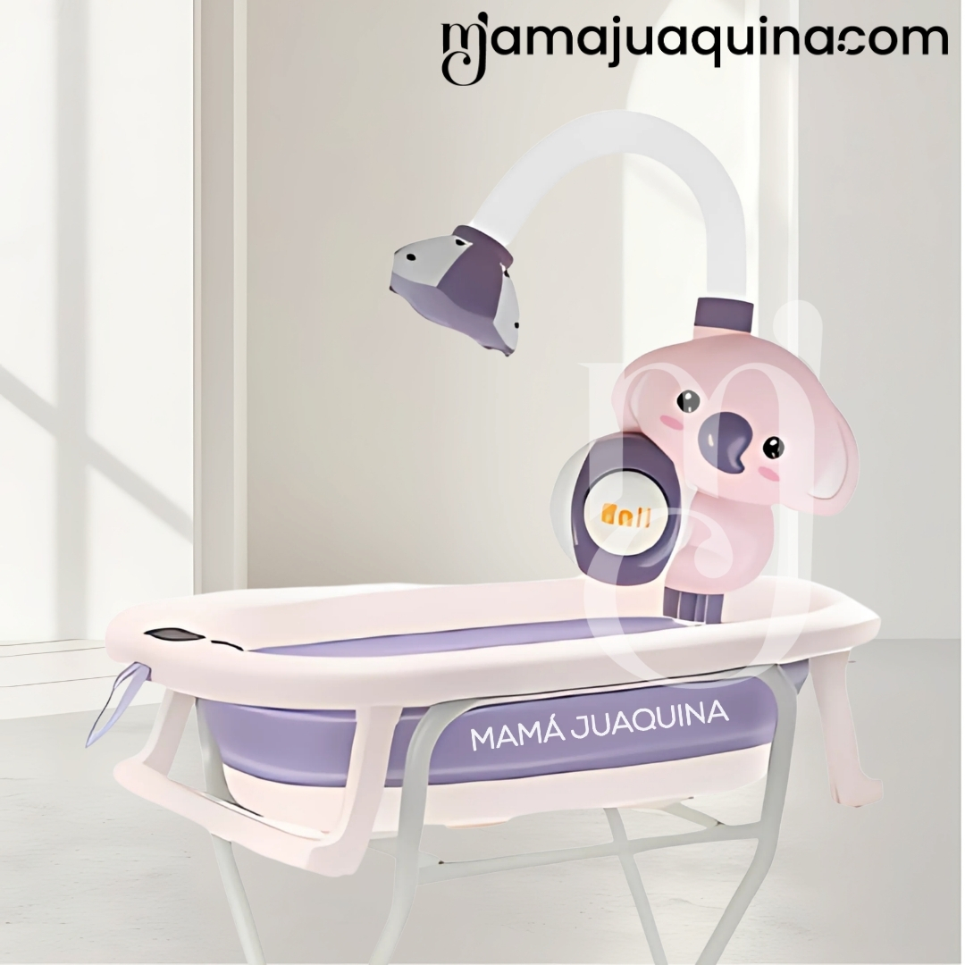 BAÑERA PLEGABLE CON RACK MULTIUSO «SPLASH PRO» PURPLE - 2